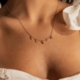 Solid Gold Lucky Charms Diamond Necklace