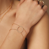 Diamond Oval Bracelet