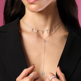 Diamond Bar Necklace