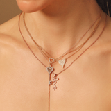 Solid Gold Diamond Love Charm