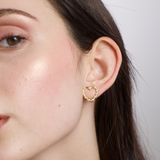 Promise Heart Stud Earrings