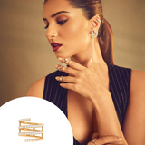 Solid Gold Diamond Wrap Ring