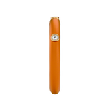 Solid Gold Orange Enamel Diamond Ring