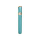 Solid Gold Light Blue Enamel Diamond Ring