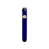 Solid Gold Navy Blue Enamel Diamond Ring