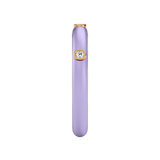 Solid Gold Lilac Enamel Diamond Ring