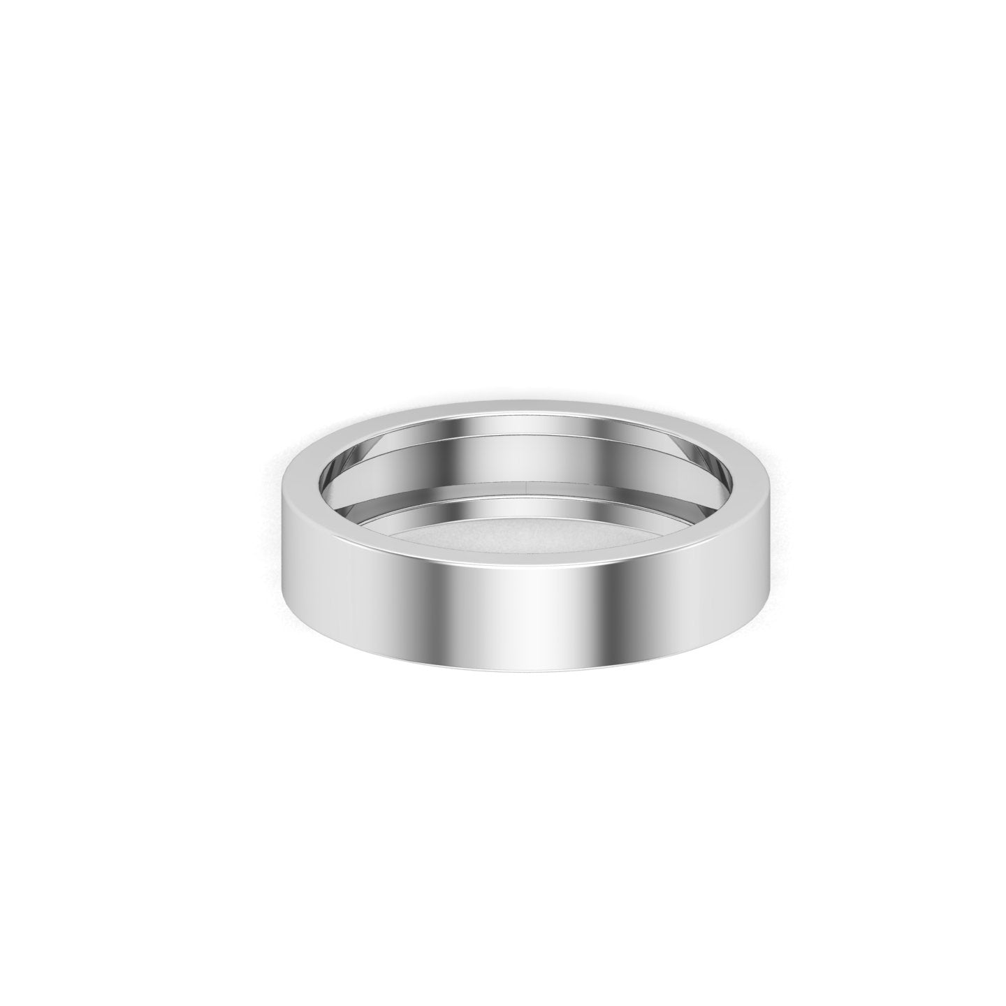 Solid Gold Cigar Band Ring