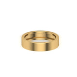 Solid Gold Cigar Band Ring