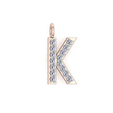 Solid Gold Initial Charm
