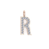 Solid Gold Initial Charm