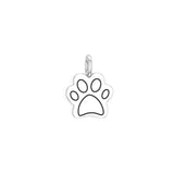 Solid Gold Dog Paw Charm
