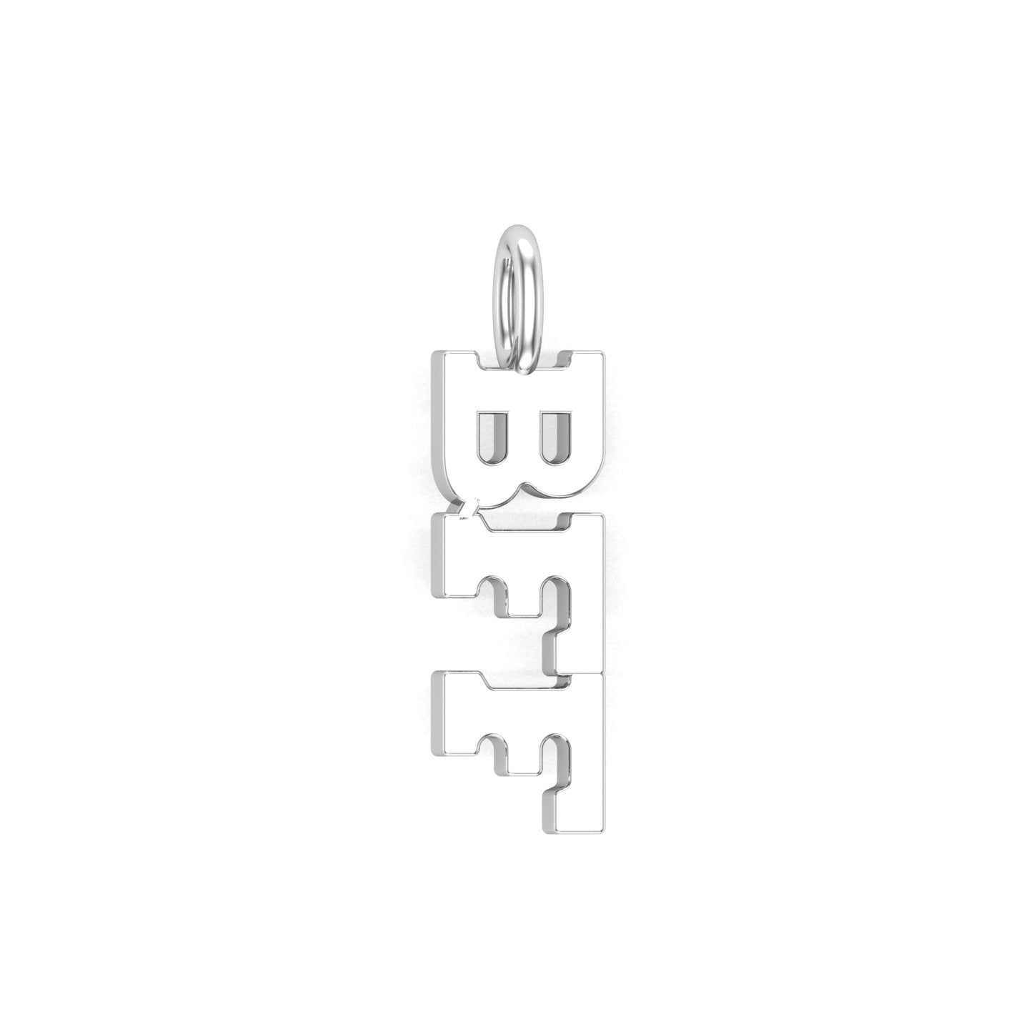 Solid Gold BFF Charm