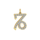 Solid Gold Zodiac Sign Charm