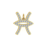 Solid Gold Zodiac Sign Charm