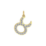 Solid Gold Zodiac Sign Charm