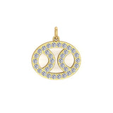 Solid Gold Zodiac Sign Charm