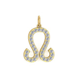 Solid Gold Zodiac Sign Charm