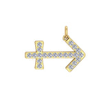 Solid Gold Zodiac Sign Charm