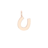 Solid Gold Horse Shoe Charm