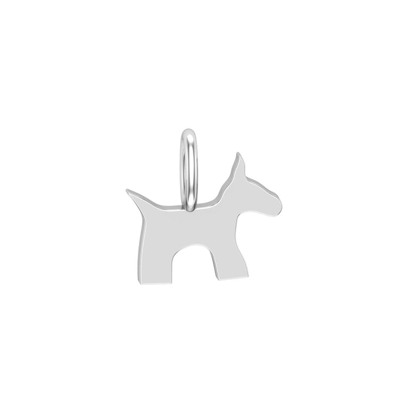 Solid Gold Dog Charm