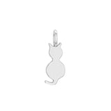 Solid Gold Cat Charm