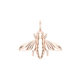 Solid Gold Honey Bee Charm