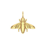 Solid Gold Honey Bee Charm