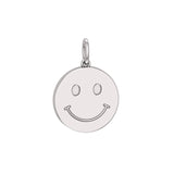 Solid Gold Smiley Charm