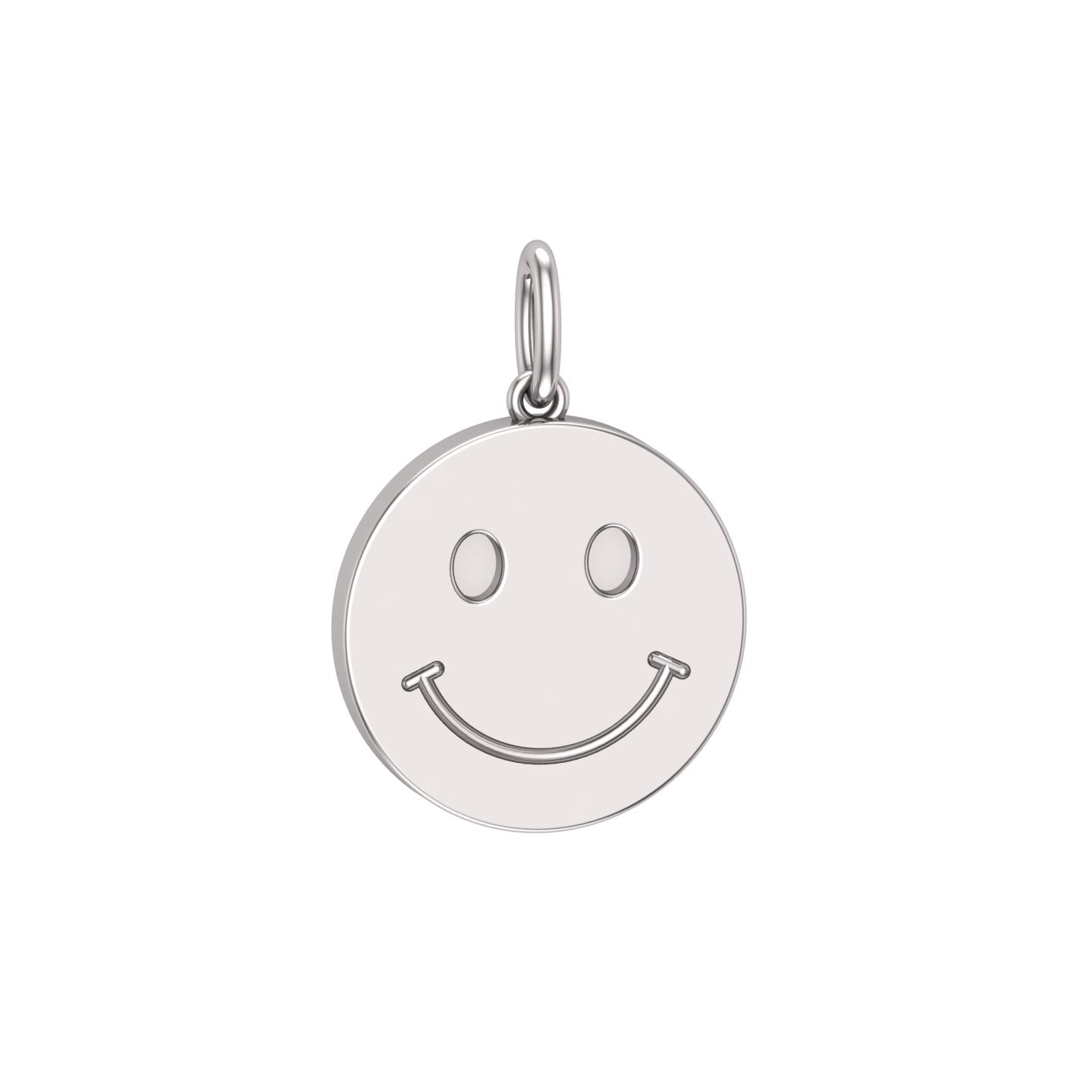 Solid Gold Smiley Charm