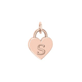 Solid Gold Love Lock Charm