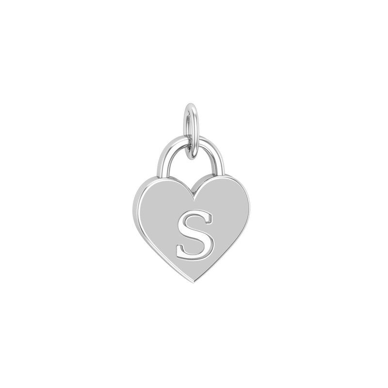 Solid Gold Love Lock Charm