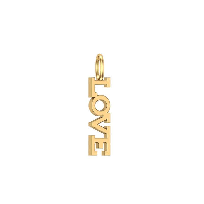 Solid Gold Love Charm