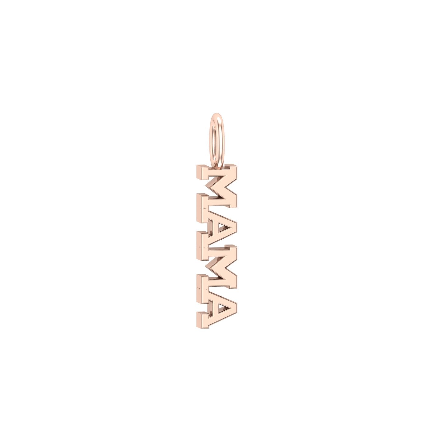 Solid Gold Mama Charm