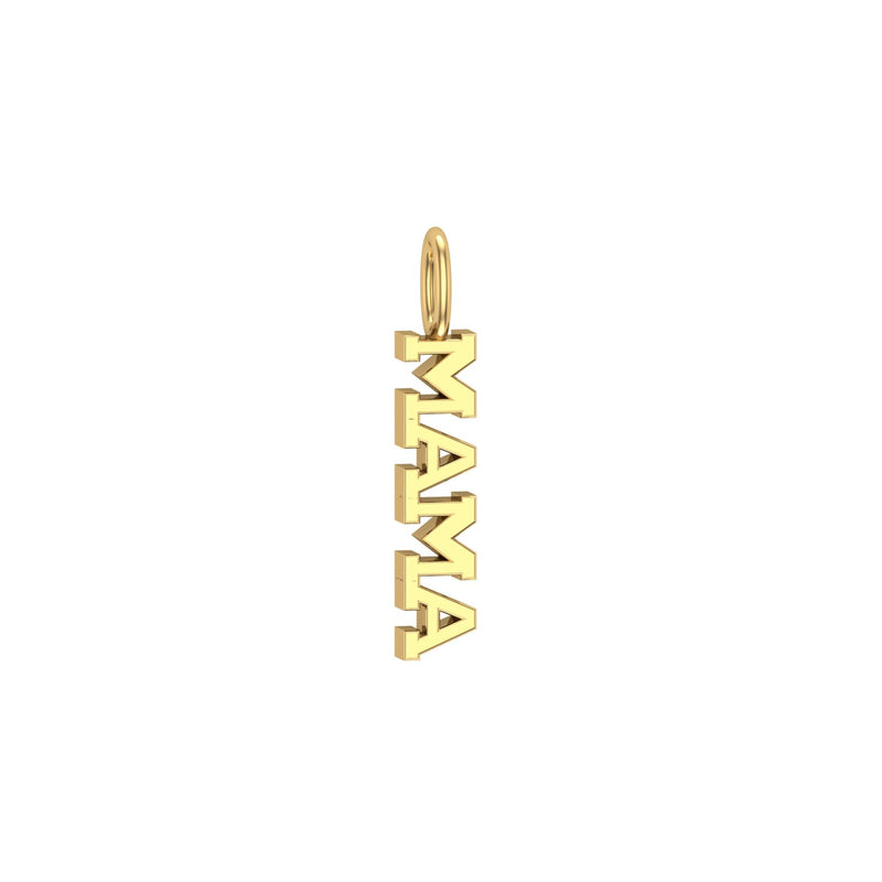 Solid Gold Mama Charm