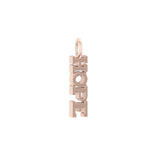 Solid Gold Hope Charm