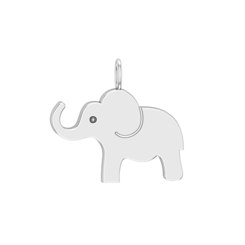 Solid Gold Elephant Charm