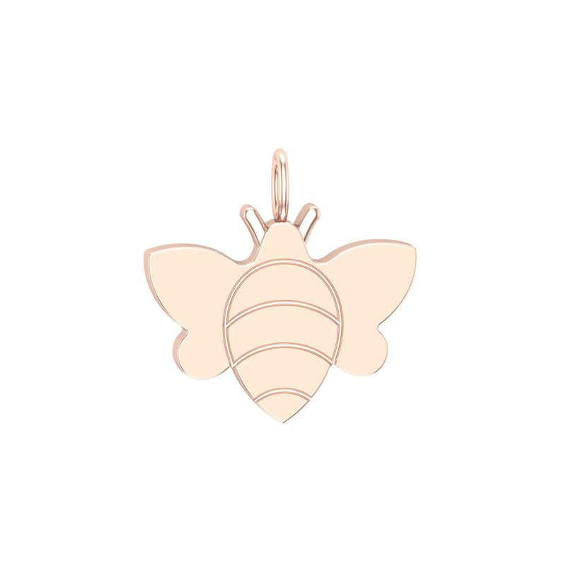 Solid Gold Bumble Bee Charm