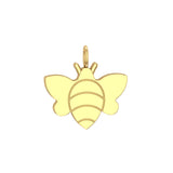 Solid Gold Bumble Bee Charm