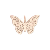 Solid Gold Butterfly Charm