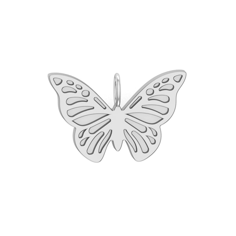 Solid Gold Butterfly Charm