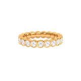 Solid Gold Full Eternity Diamond Band