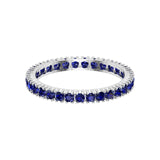 Solid Gold Full Eternity Sapphire Ring