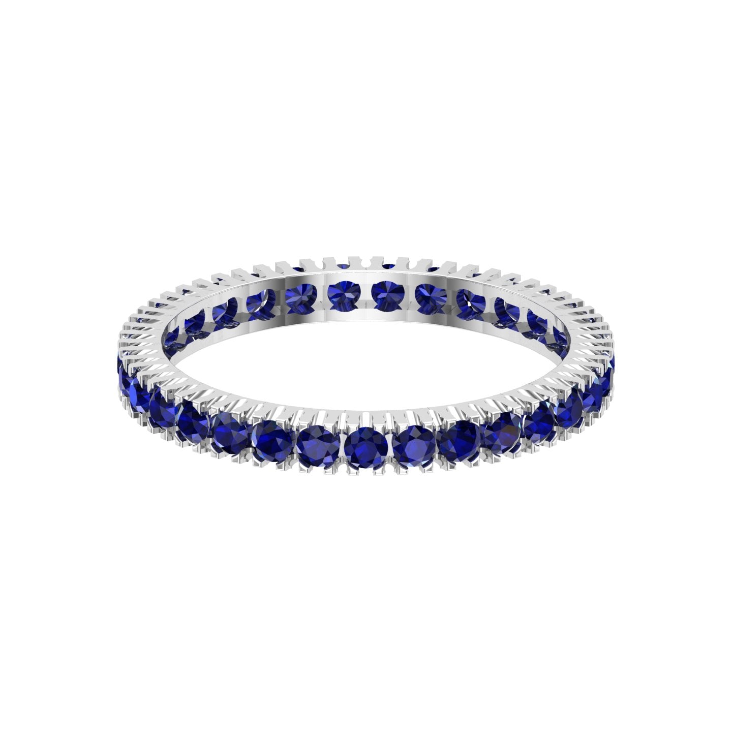 Solid Gold Full Eternity Sapphire Ring