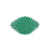 Solid Gold Emerald Pave Signet Ring