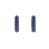 Solid Gold Pave Sapphire Ear Cuff - Single