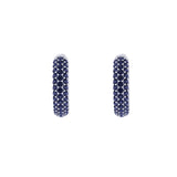 Solid Gold Pave Sapphire Ear Cuff - Single