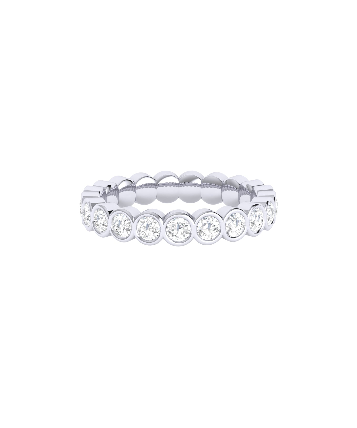 Solid Gold Full Eternity Diamond Band