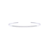Solid Gold Diamond Cuff Bangle