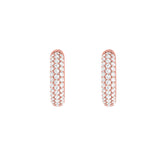 Solid Gold Pave Diamond Ear Cuff - Single