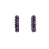 Solid Gold Pave Sapphire Ear Cuff - Single